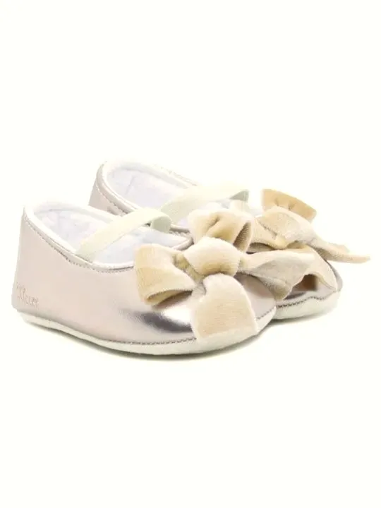 CHICCO BABY BALLERINA OPERLA 7004100-050 PLATINUM LAMINATED PU